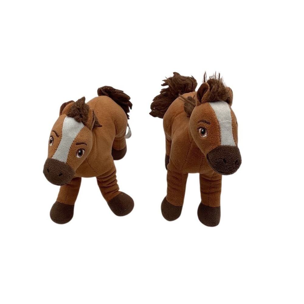 DreamWorks Spirit Untamed Plush‎ Horse Set 8" Stuffed Animals